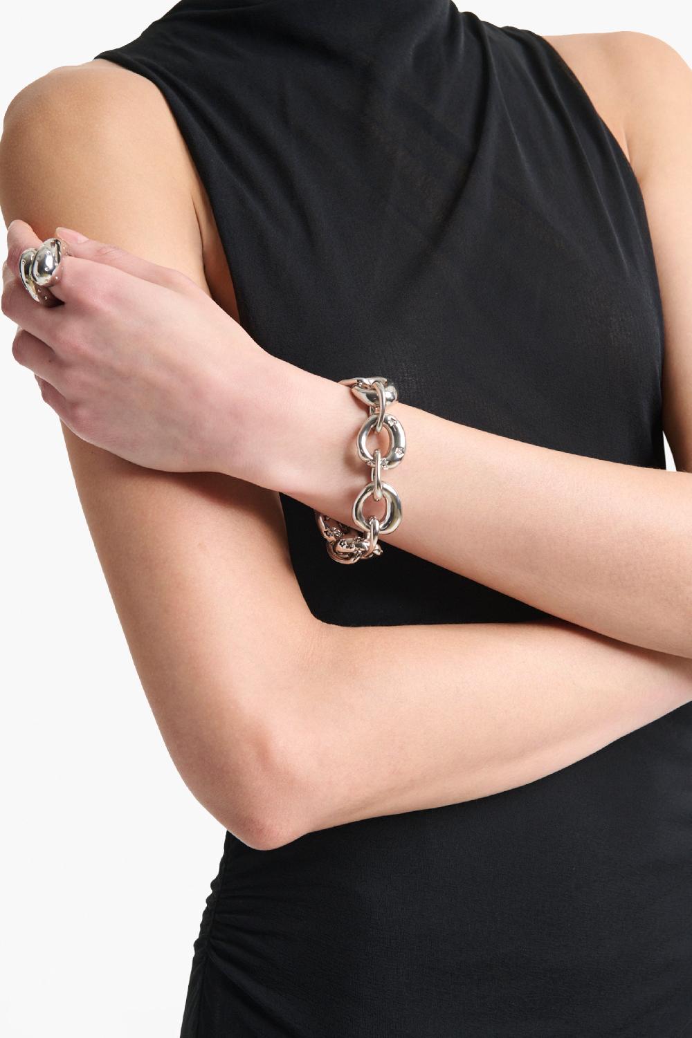 altuzarra Sculptural Bypass Ring Shiny Silver