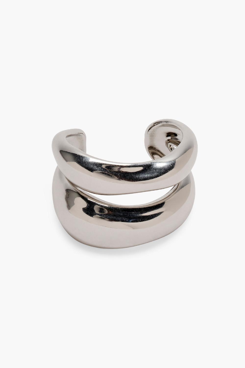 Altuzarra Sculptural Cuff Shiny Silver