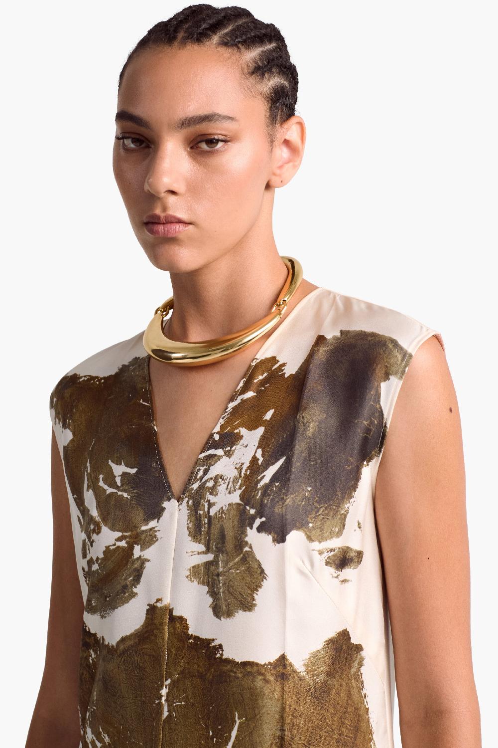 altuzarra Sculptural Necklace Gold