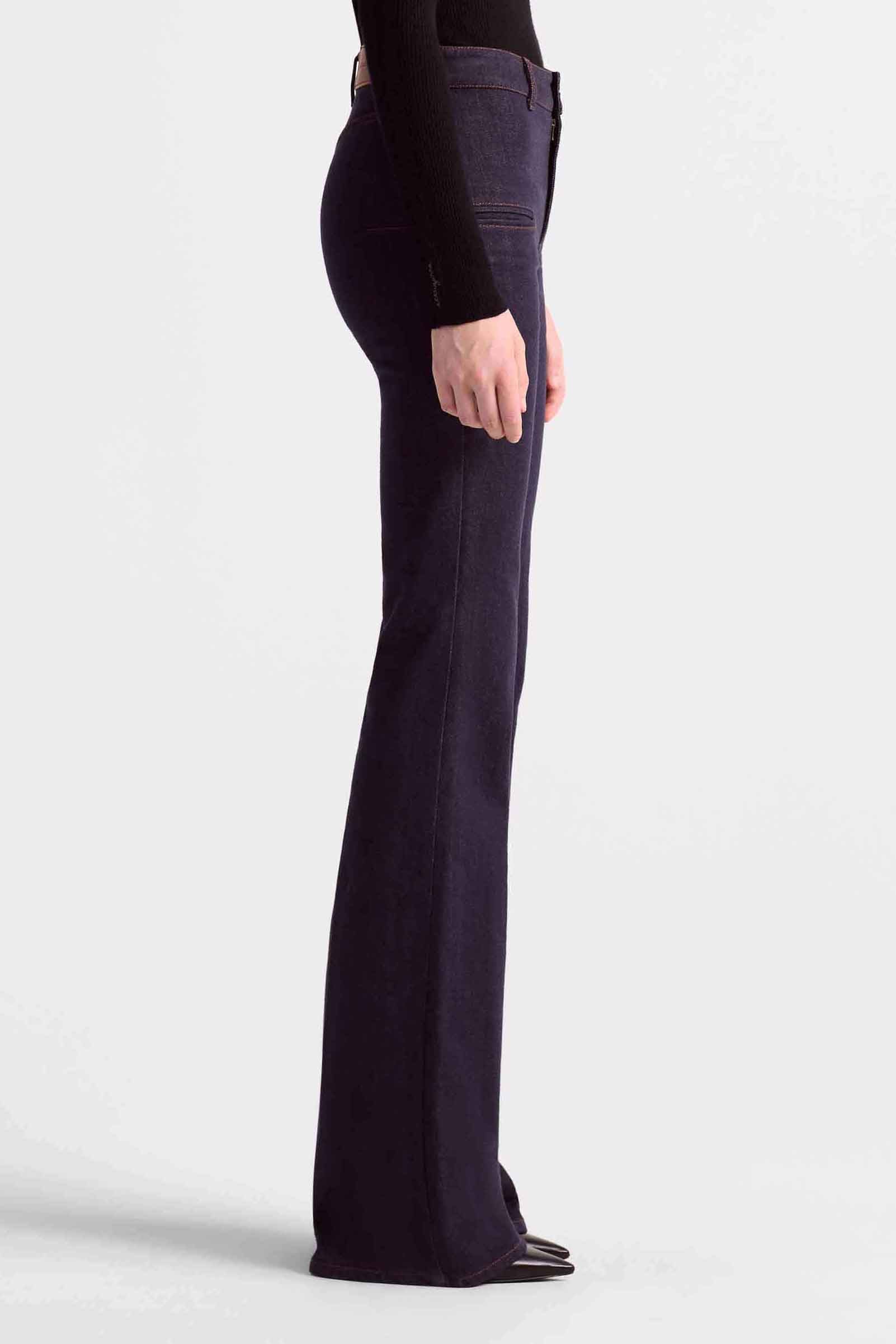 Altuzarra Serge Denim Pant Berry Blue
