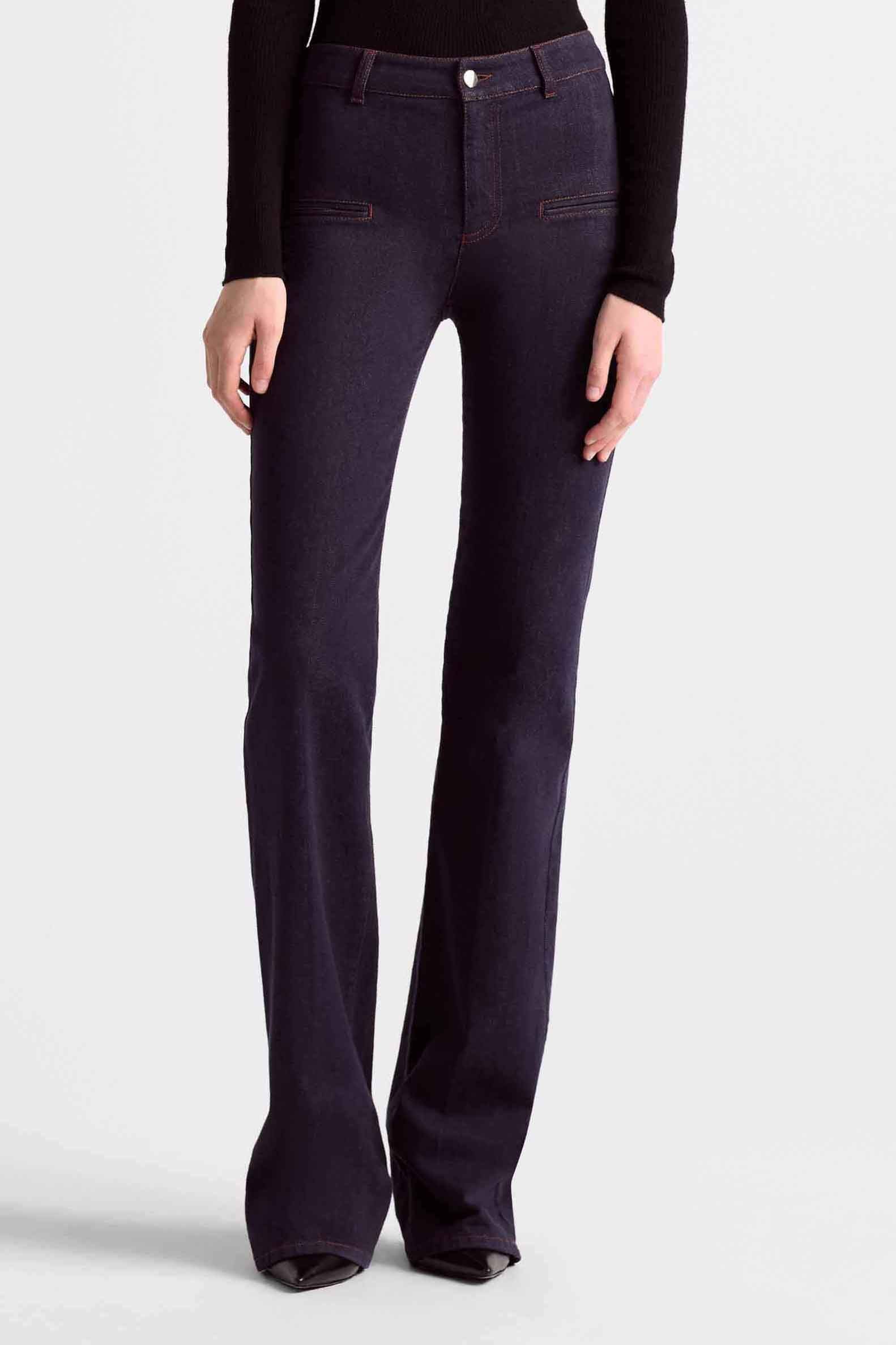 Altuzarra Serge Denim Pant Berry Blue