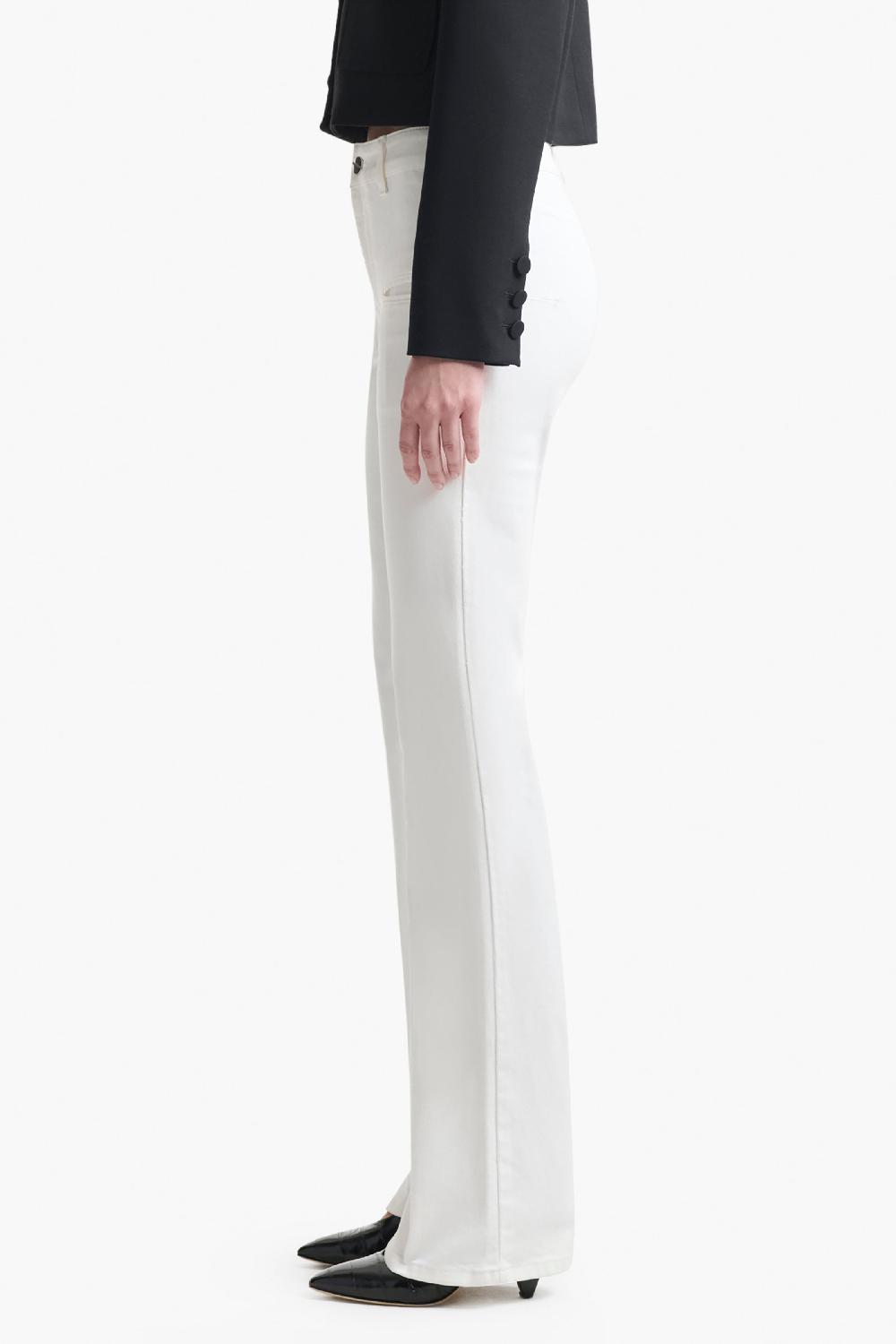 Altuzarra Serge Denim Pant Optic White