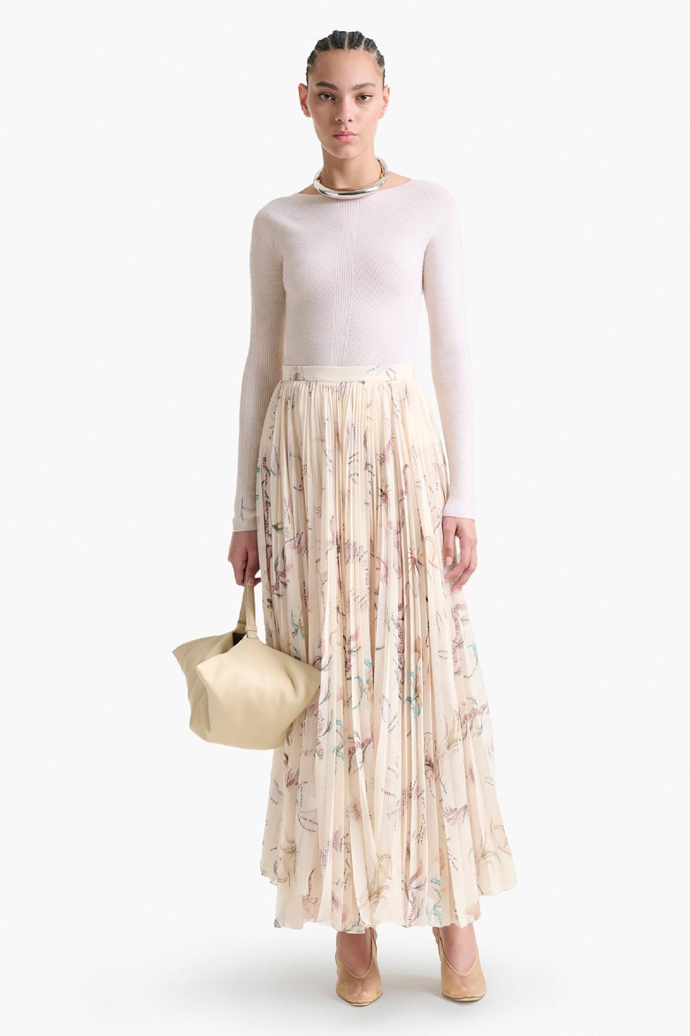 altuzarra Sif Skirt Ivory Tatoo Allover
