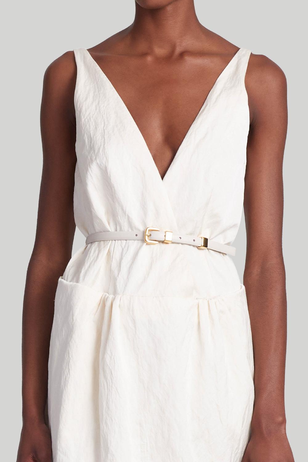 altuzarra Skinny Belt Ivory