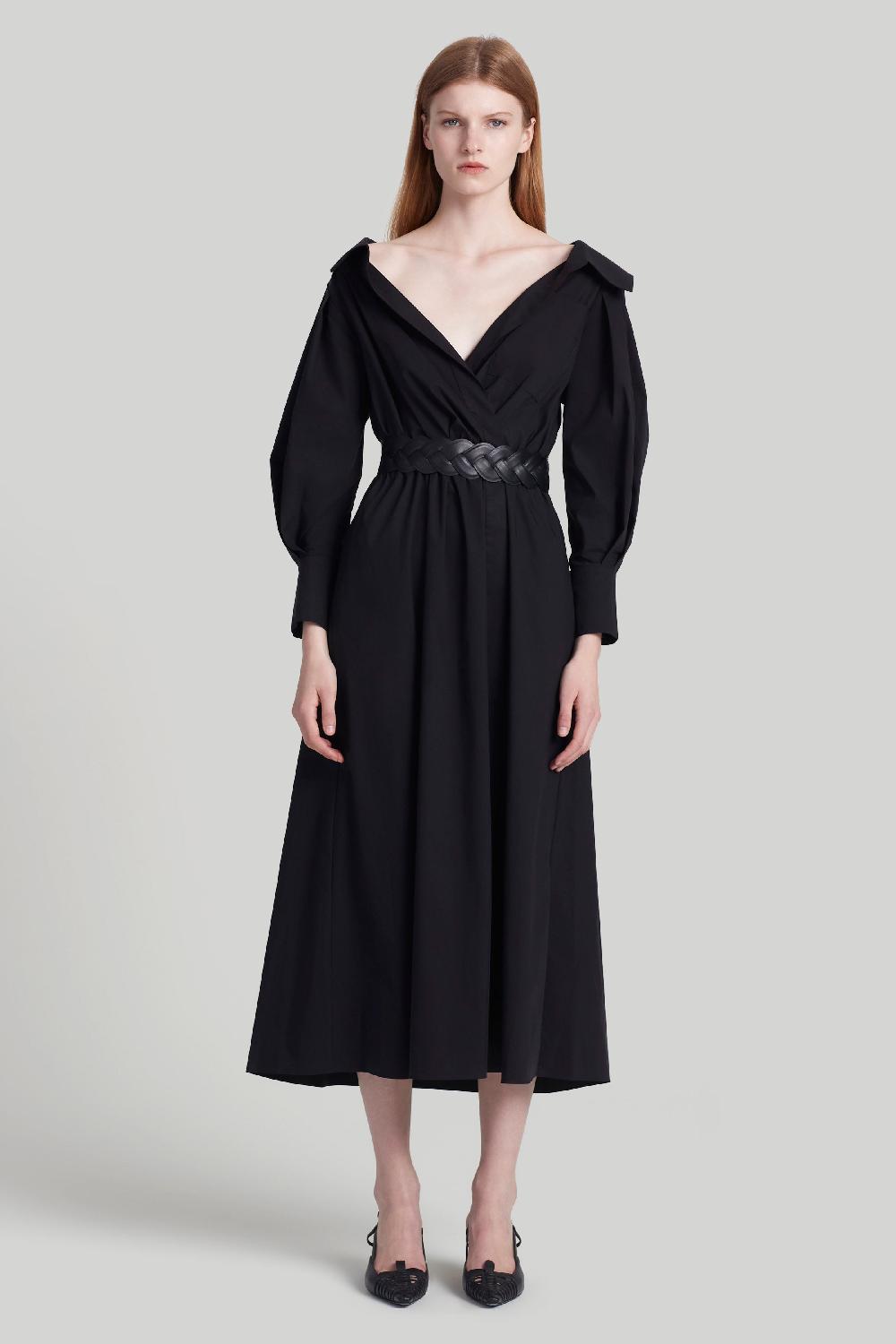 Altuzarra Skinny Braid Belt Black