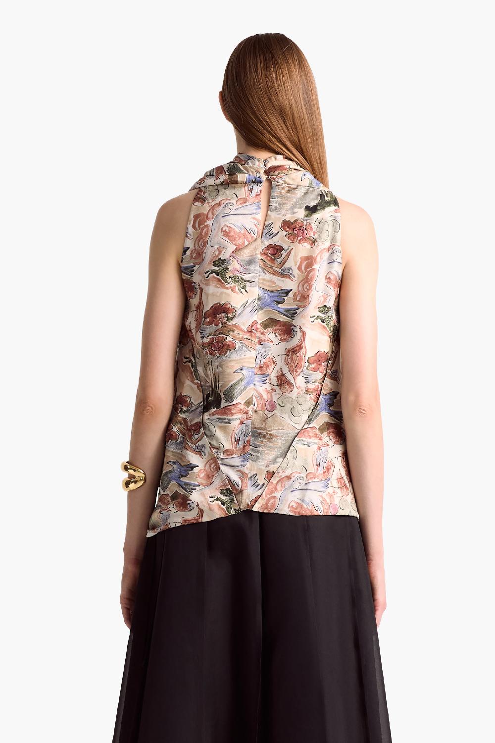 Altuzarra Sleary Top Fawn Mythical All Over