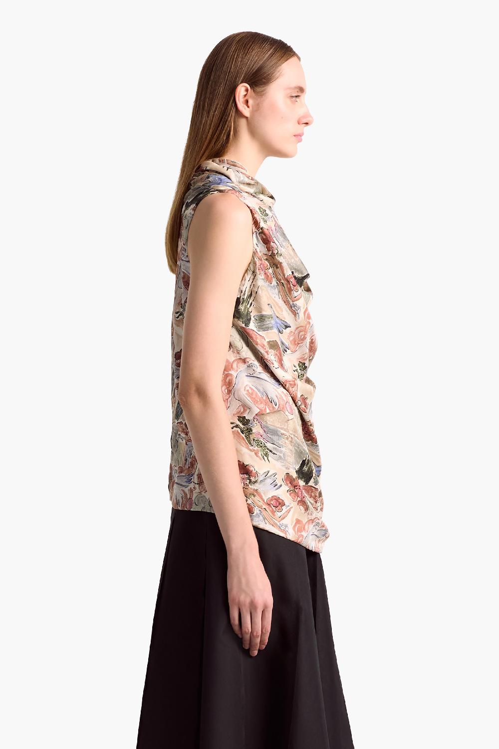 Altuzarra Sleary Top Fawn Mythical All Over