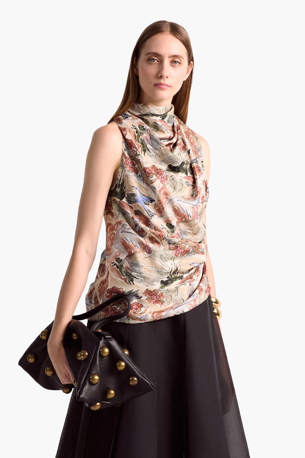 altuzarra Sleary Top Fawn Mythical All Over