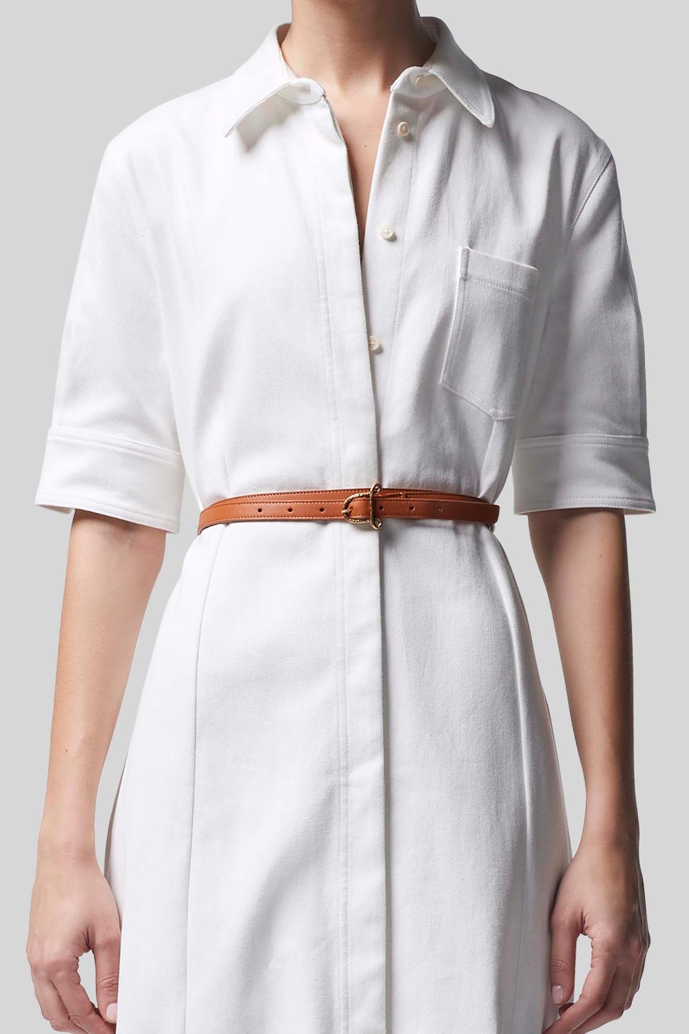 altuzarra Small A Belt Cognac