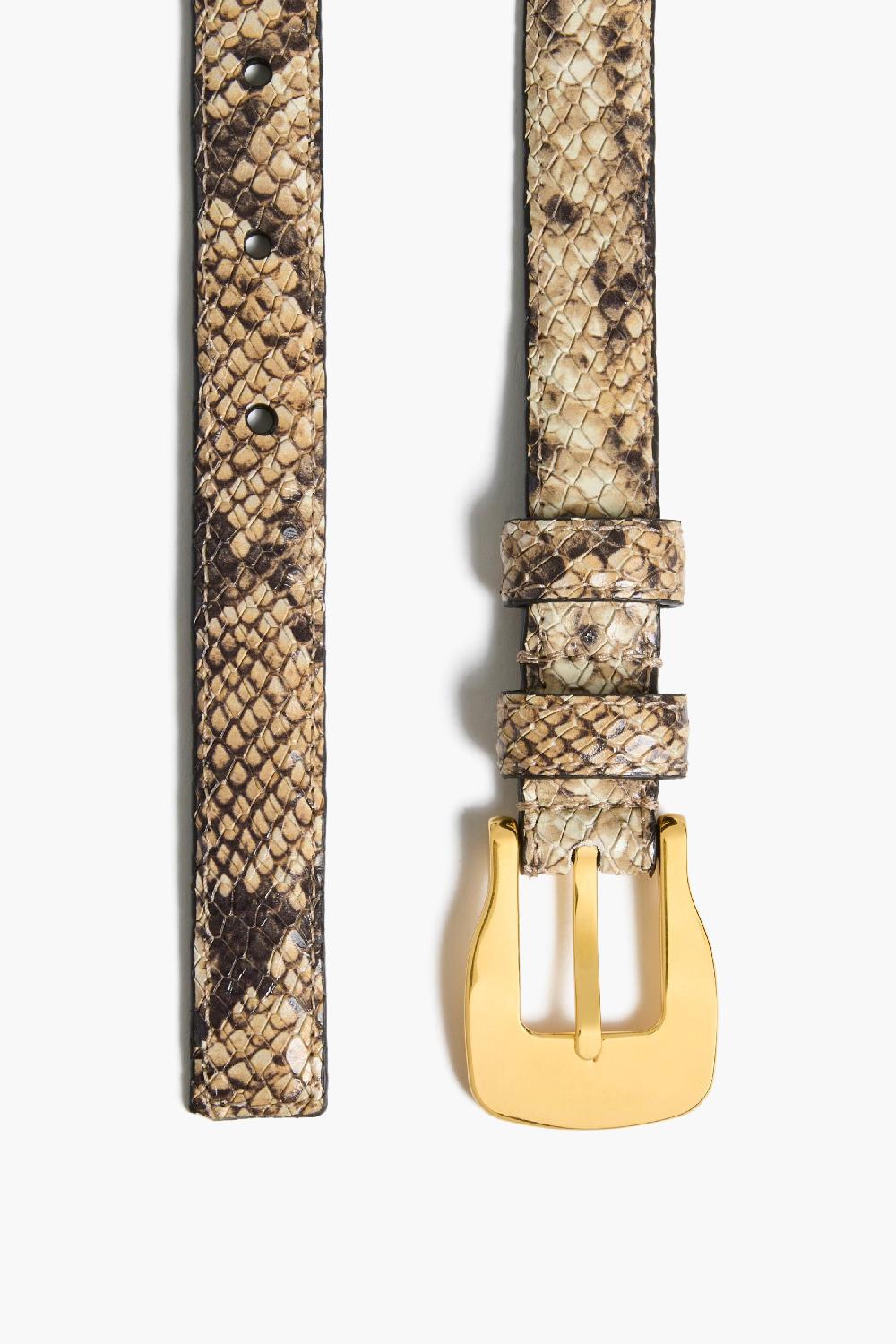 Altuzarra Square Buckle Belt Phyton Macchia