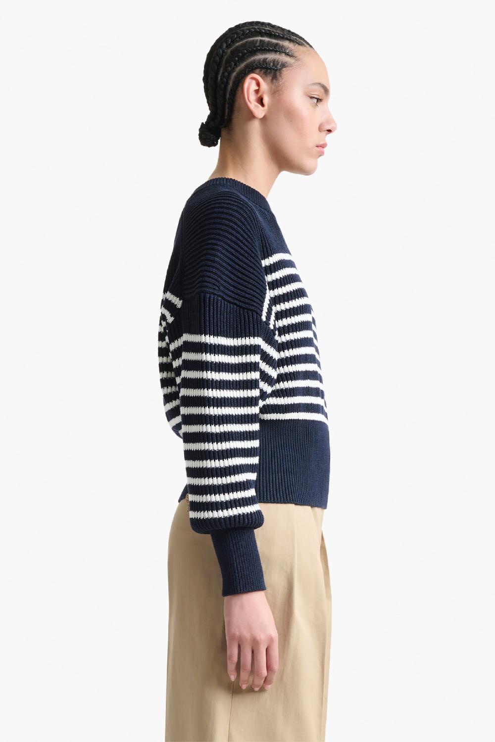 Altuzarra Tanessa Sweater Berry Blue/Ntrl White