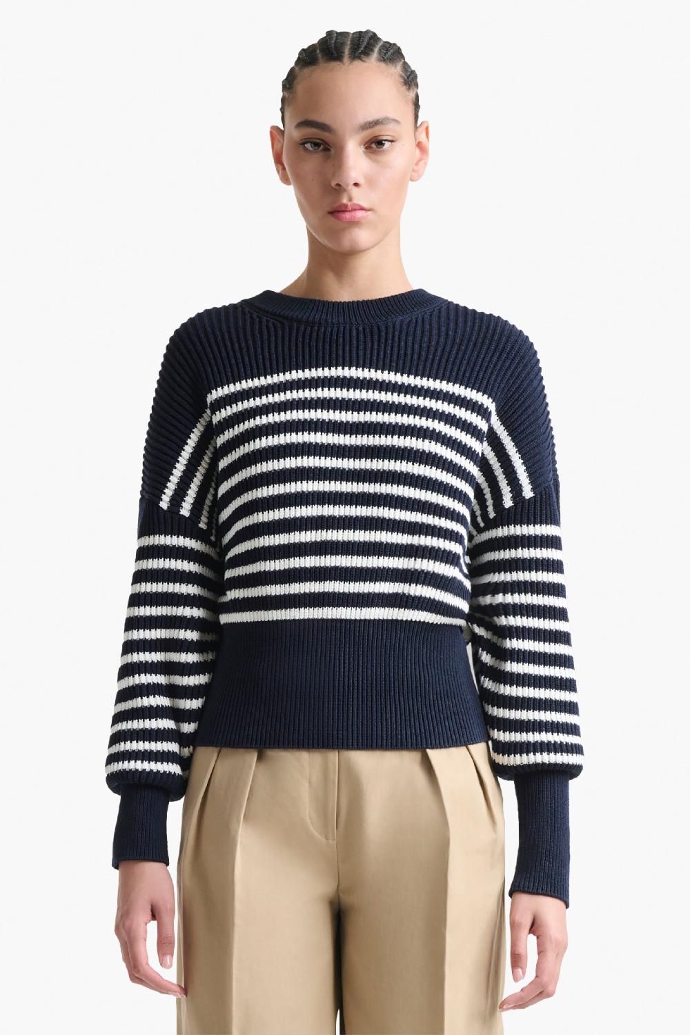 Altuzarra Tanessa Sweater Berry Blue/Ntrl White