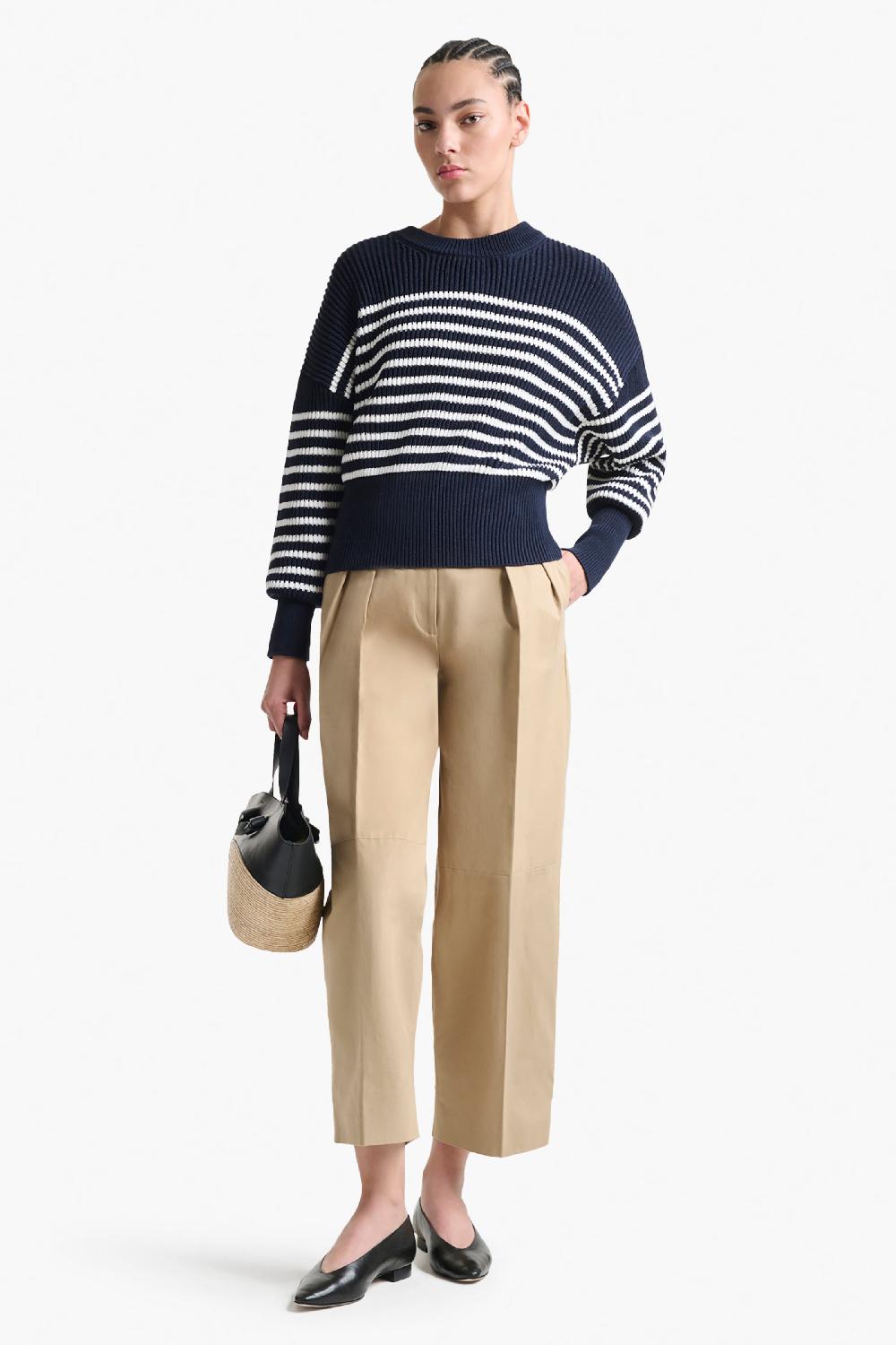 altuzarra Tanessa Sweater Berry Blue/Ntrl White