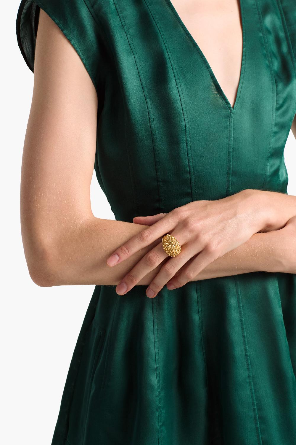 altuzarra Textured Ring Gold