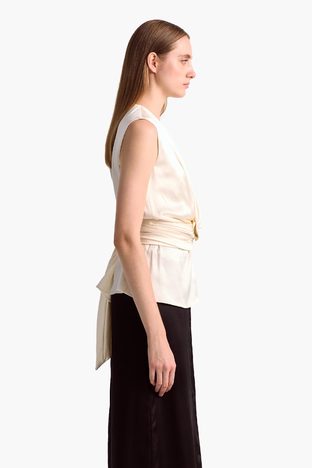 Altuzarra Tizzy Top Tapioca