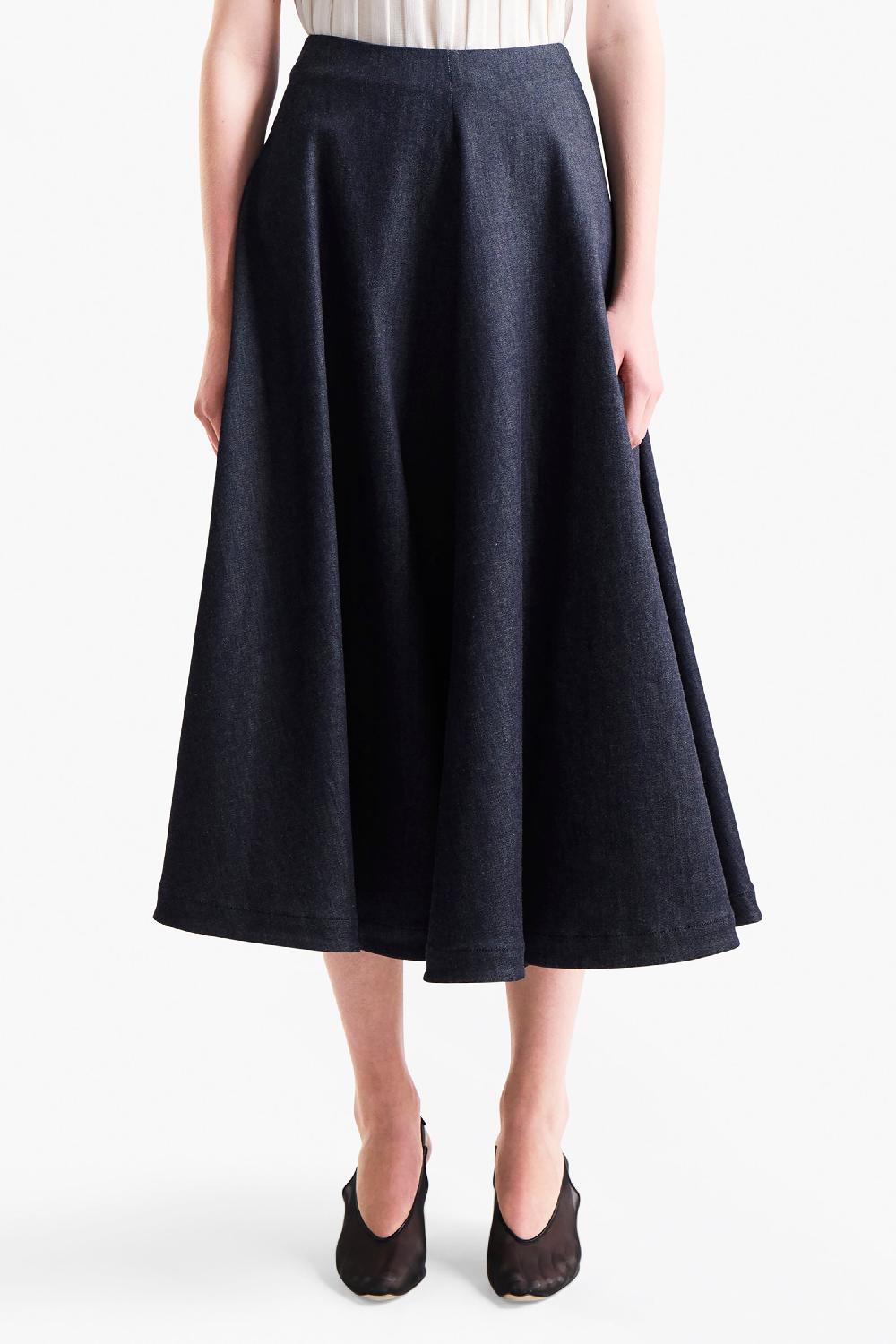 Altuzarra Varda Skirt Berry Blue