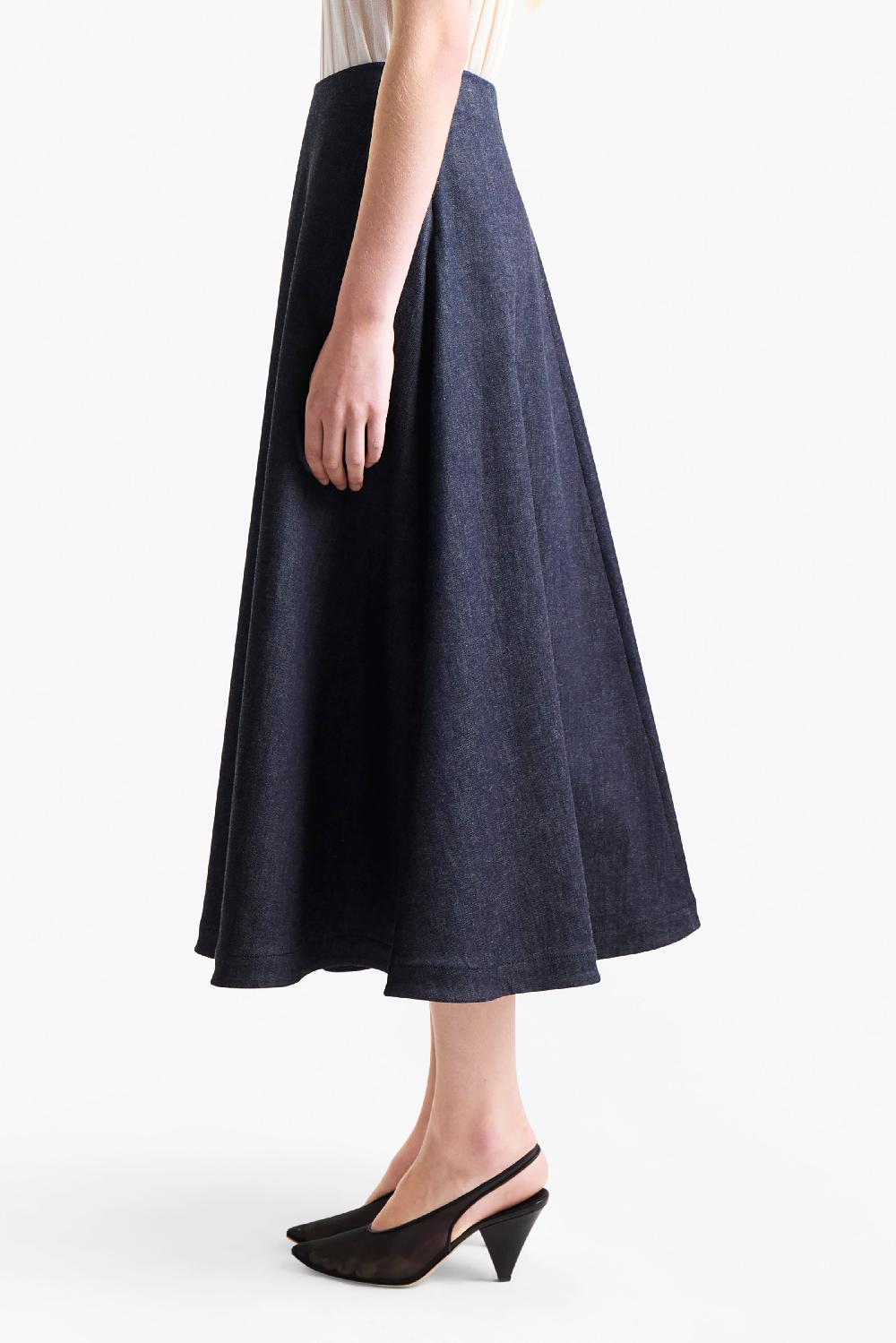 Altuzarra Varda Skirt Berry Blue