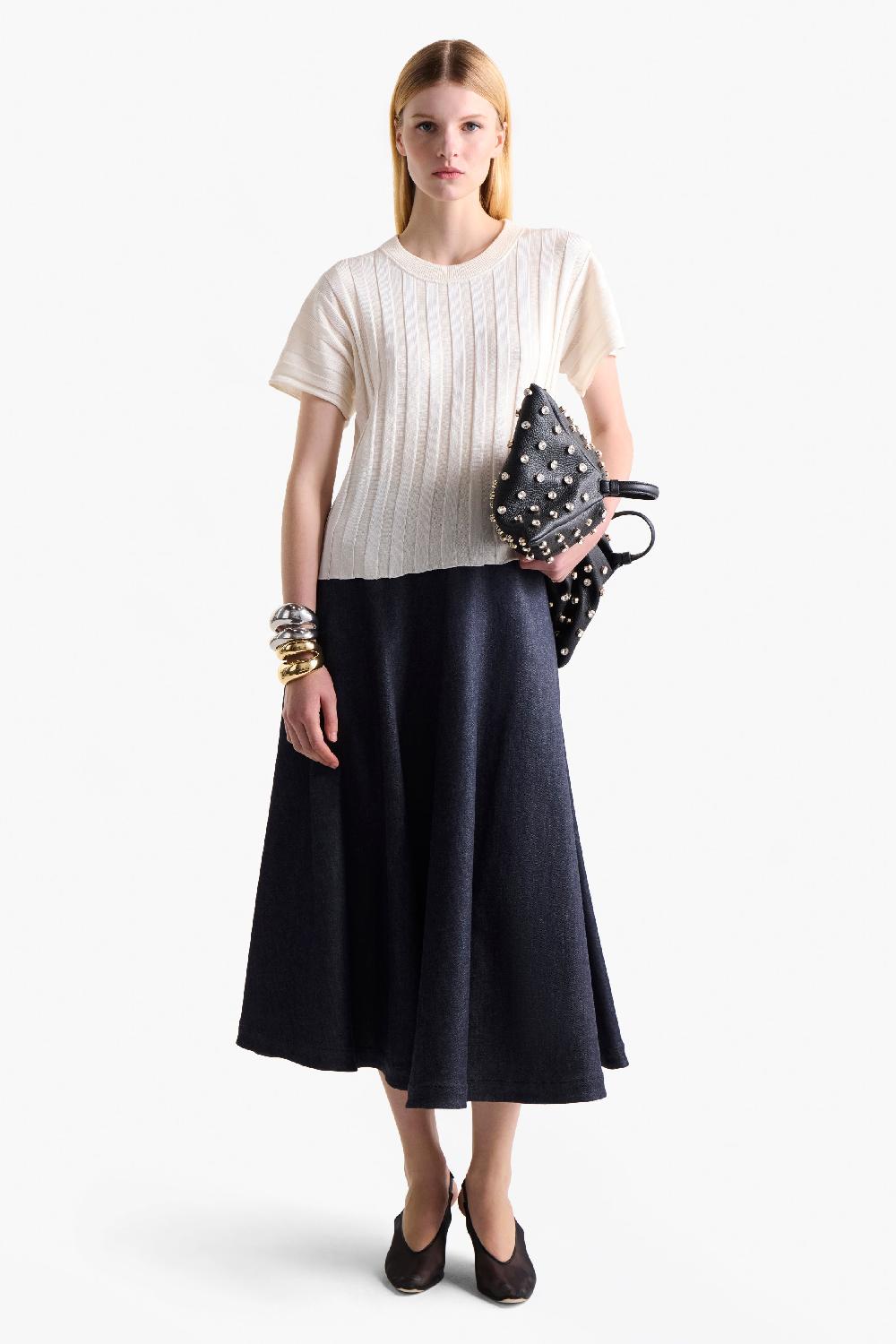 altuzarra Varda Skirt Berry Blue