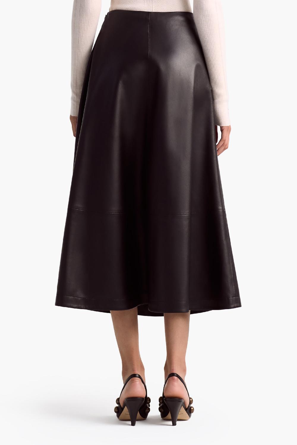 Altuzarra Varda Skirt Black Leather