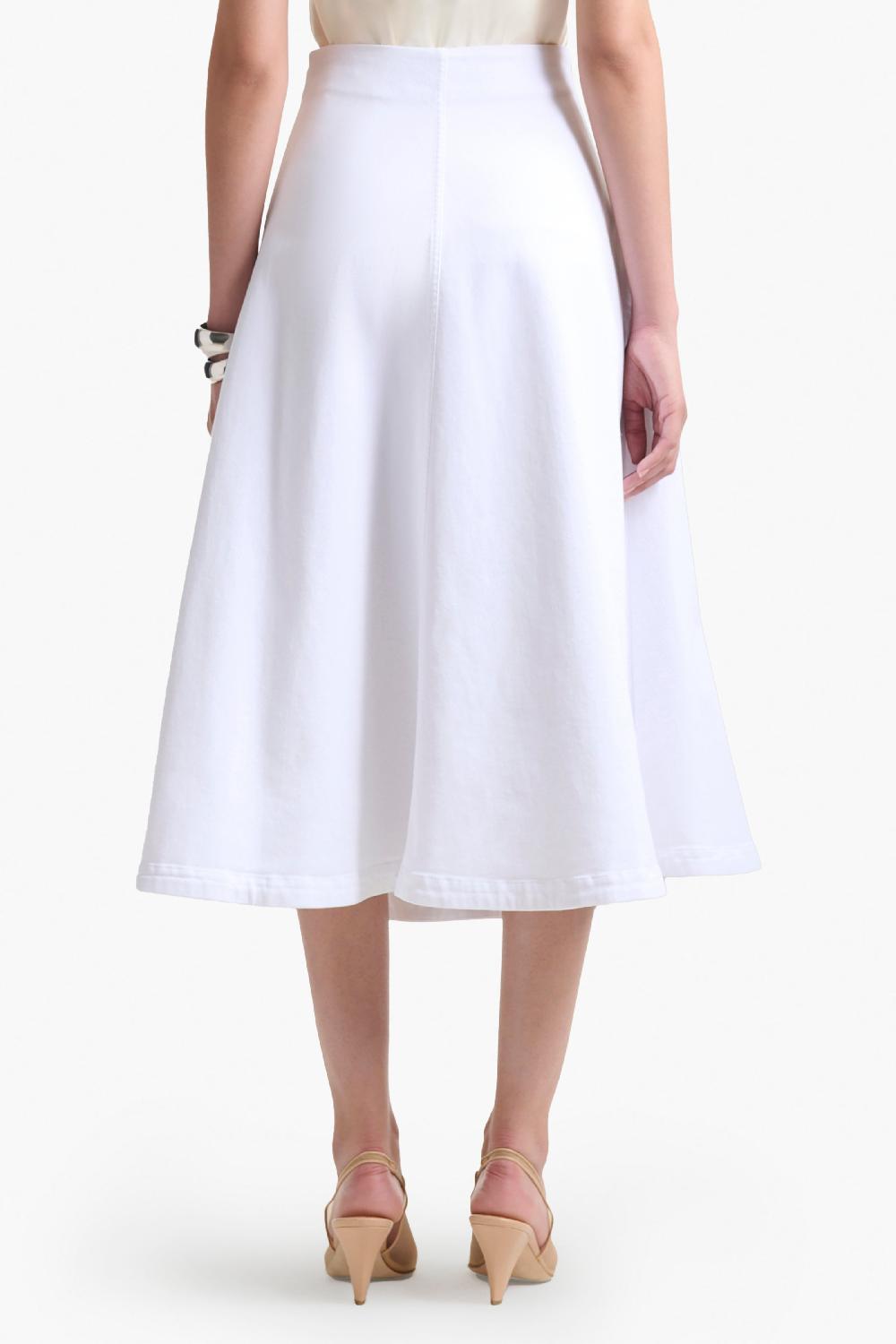 Altuzarra Varda Skirt Optic White