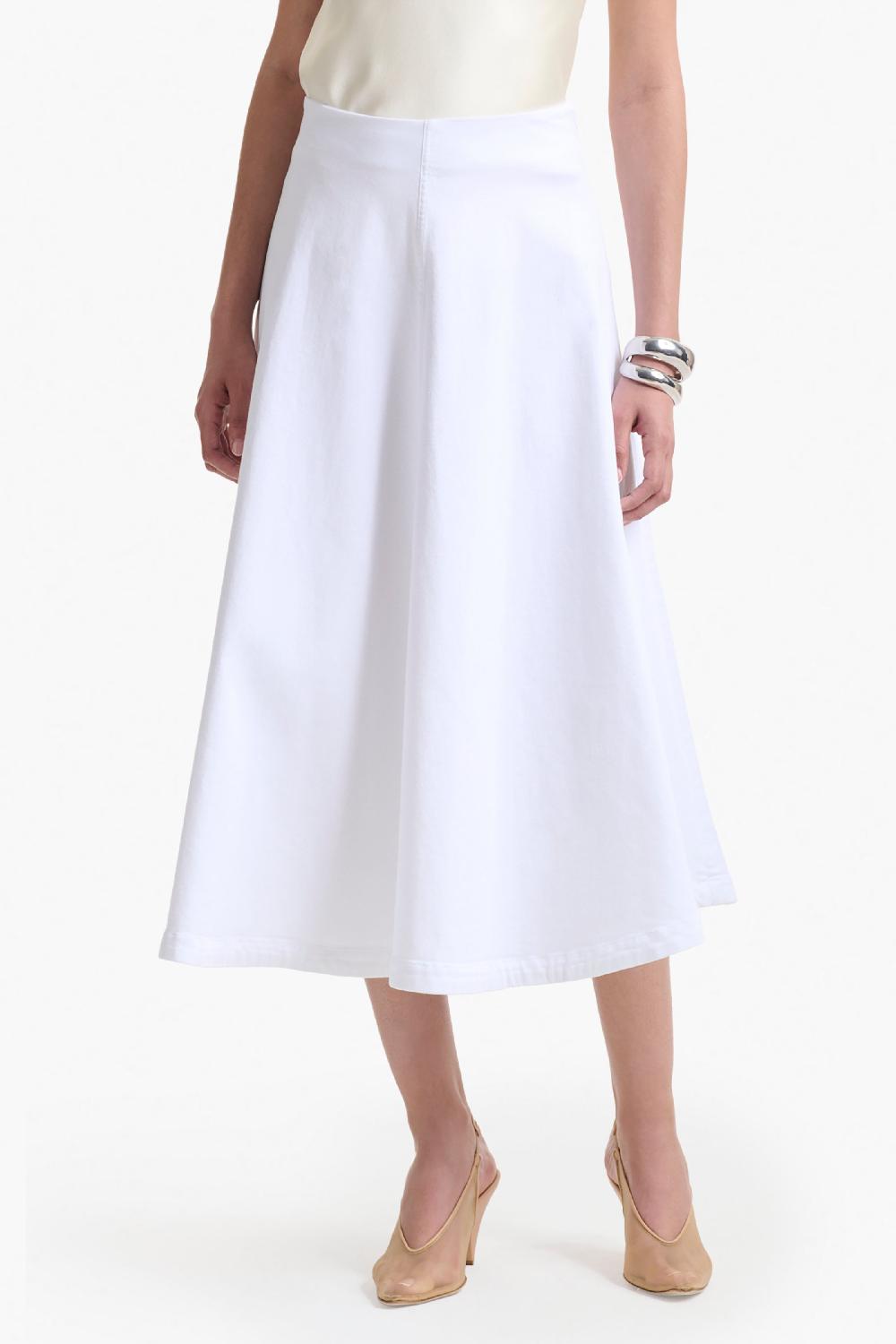 Altuzarra Varda Skirt Optic White