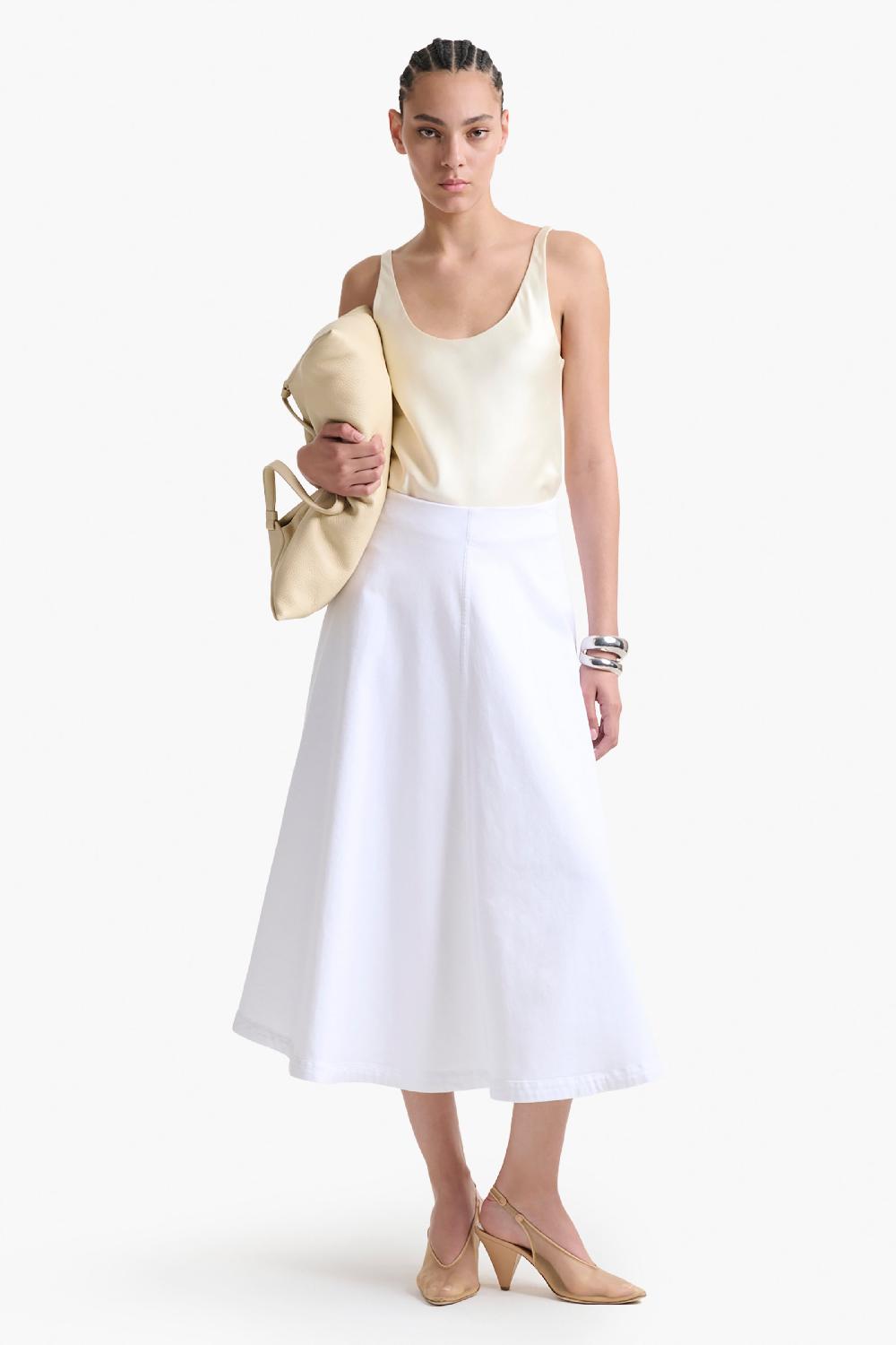 altuzarra Varda Skirt Optic White