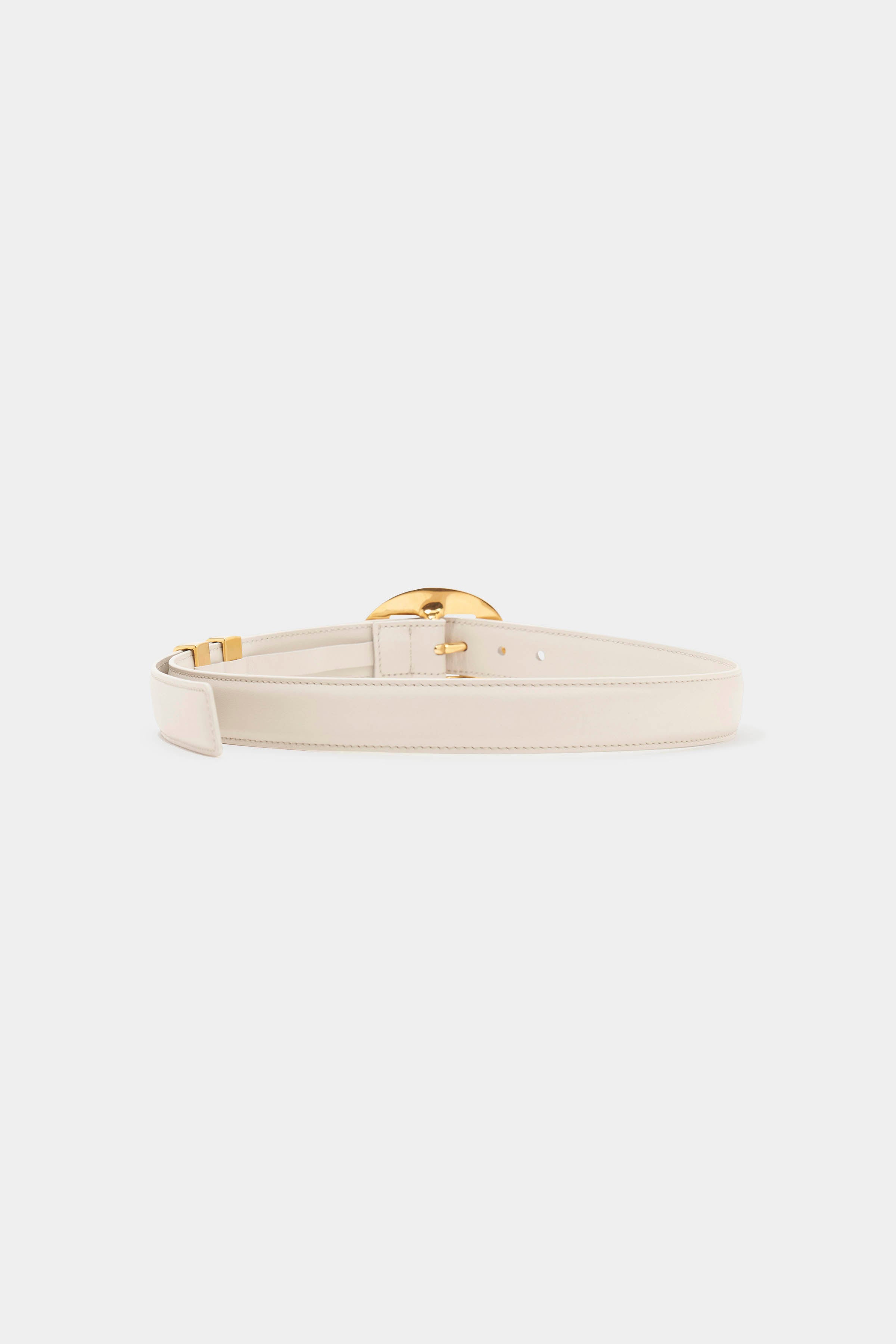 altuzarra Vintage Brass Buckle Belt Enoki