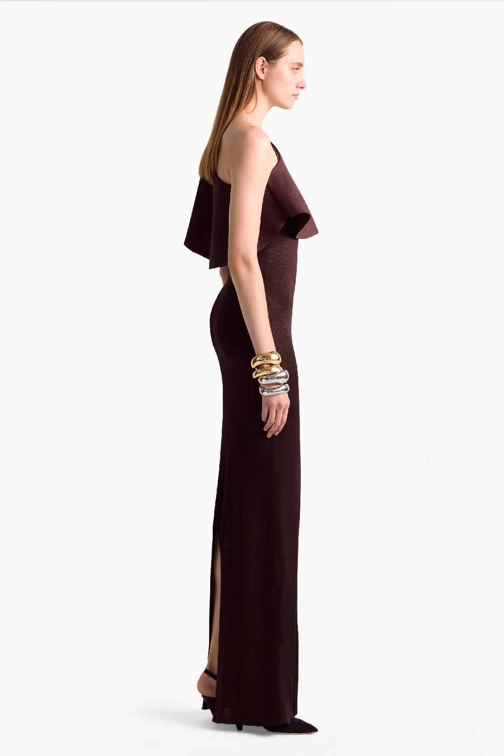 Altuzarra Vivi Dress Charred Oak