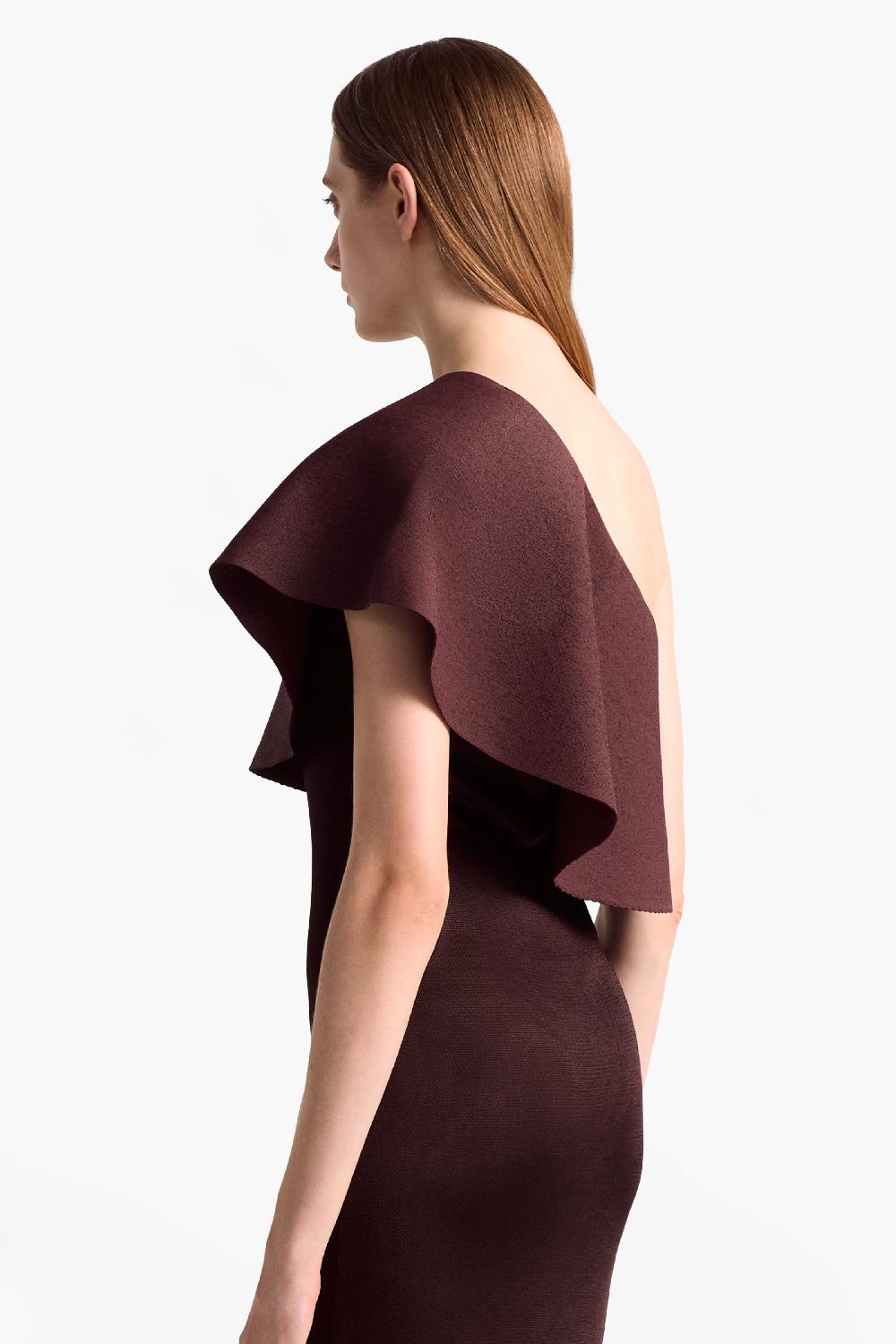 Altuzarra Vivi Dress Charred Oak