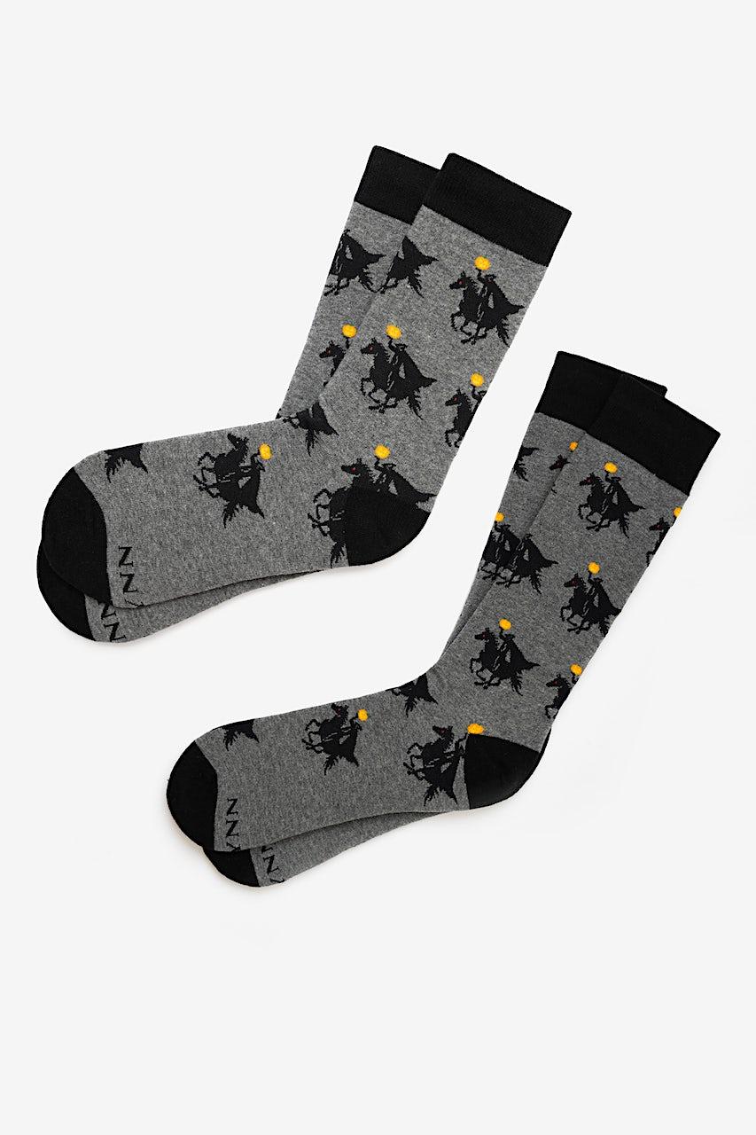 alynn A Head In life gray His & Hers Socks