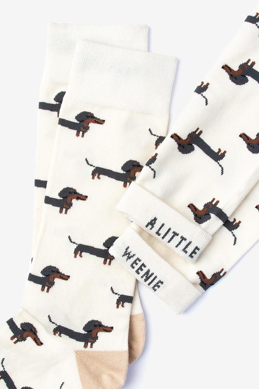 Alynn A Little Weenie Cream Sock