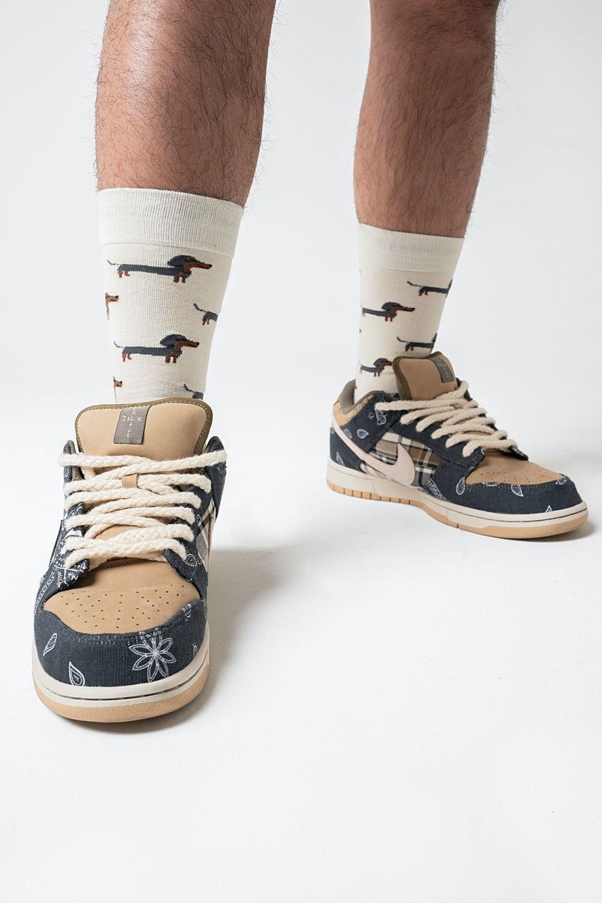 Alynn A Little Weenie Cream Sock