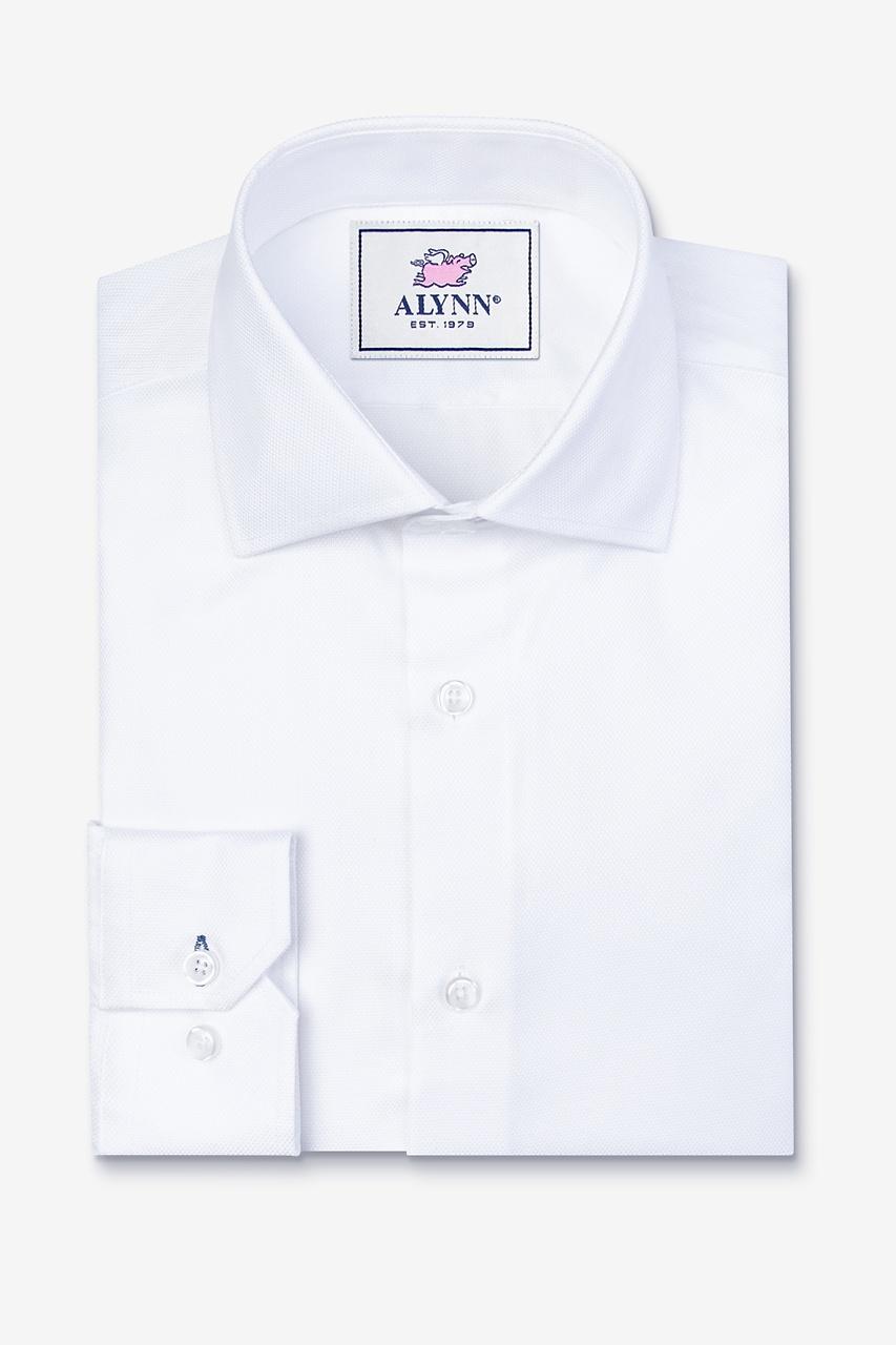 Alynn Aiden Cutaway Collar White Dress Shirt