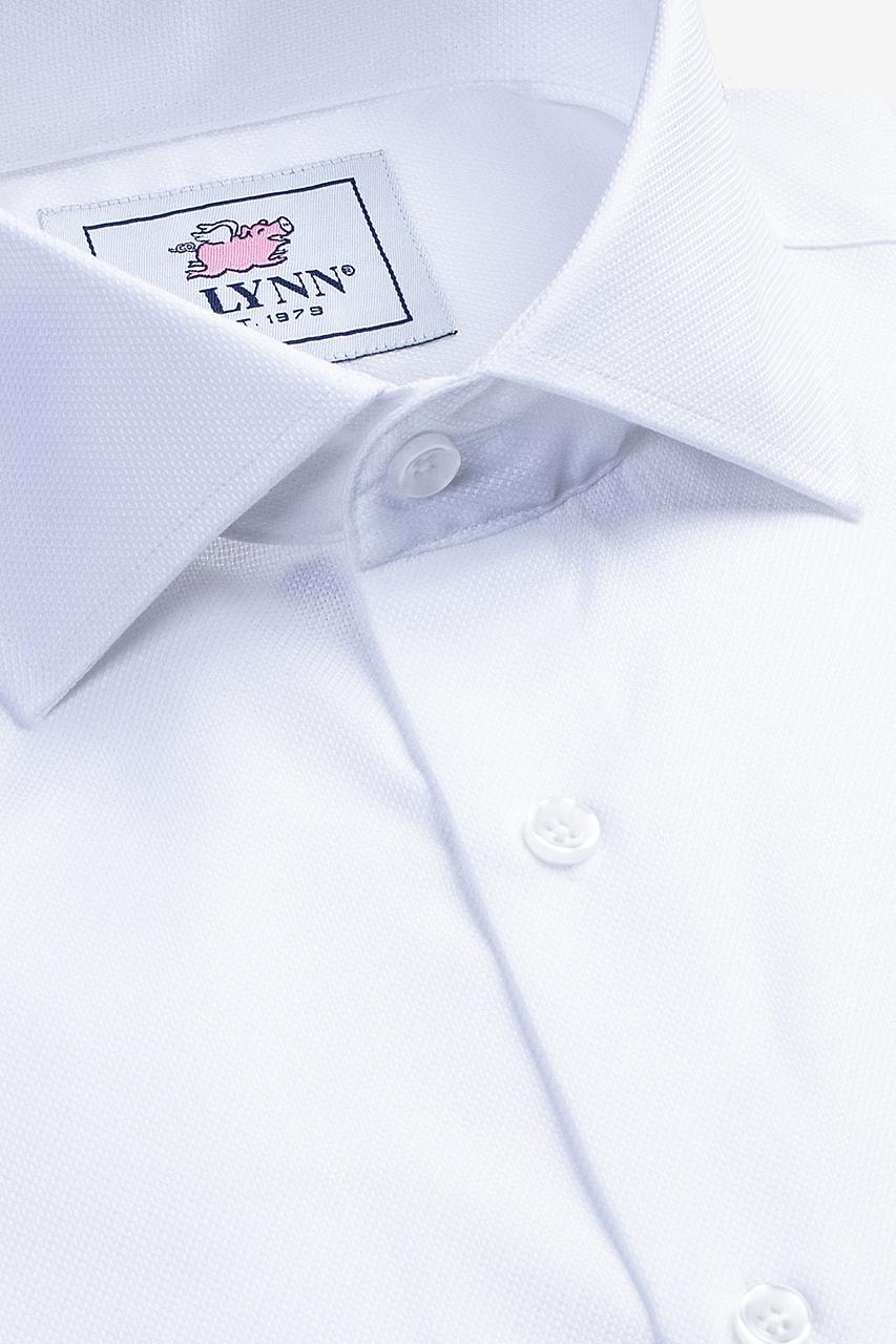 alynn Aiden Cutaway Collar White Dress Shirt