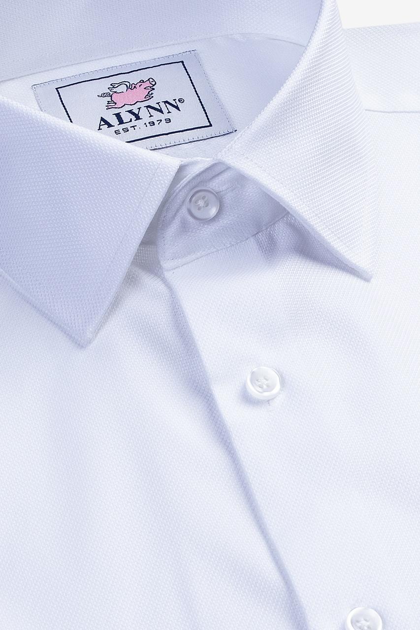 alynn Aiden Spread Collar White Dress Shirt