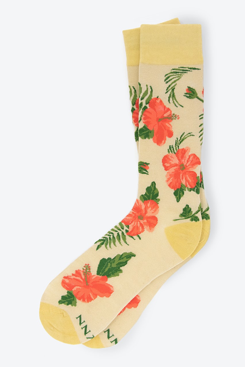 alynn Aloha Beaches cream Sock