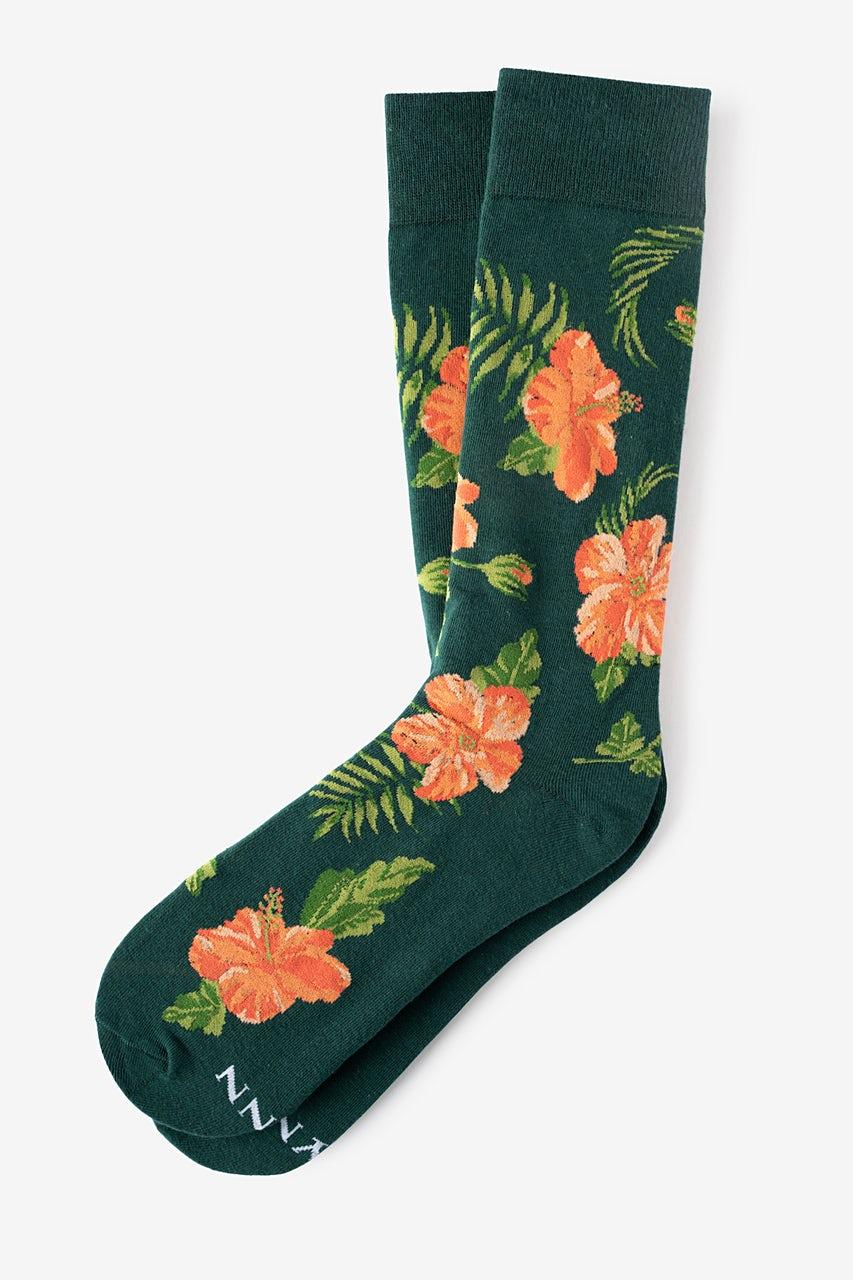 alynn Aloha Beaches green Sock