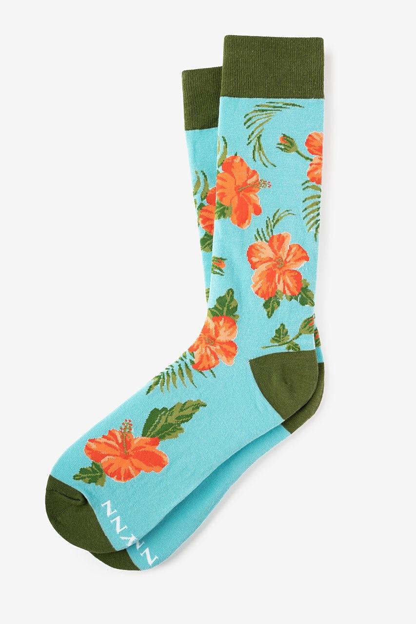 alynn Aloha Beaches turquoise Sock