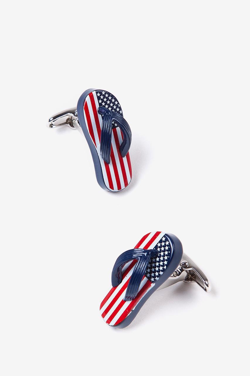 alynn American Casual Navy Blue Cufflinks