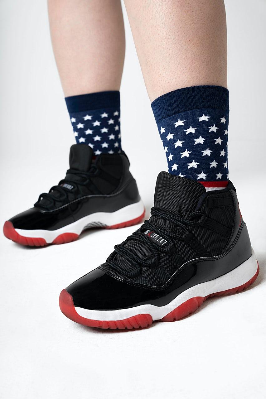 Alynn American Flag Red Sock