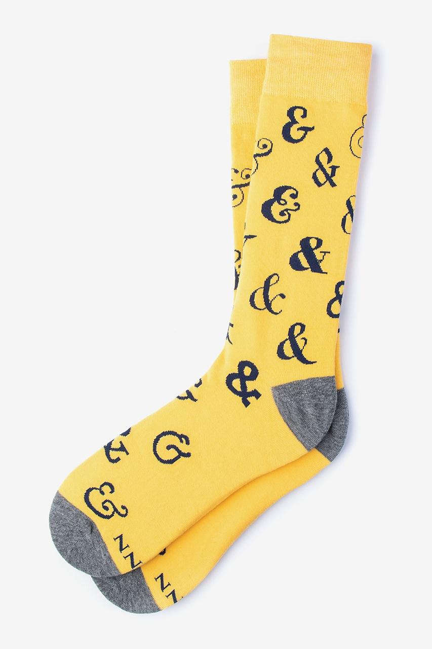 alynn Ampersand Addict yellow Sock
