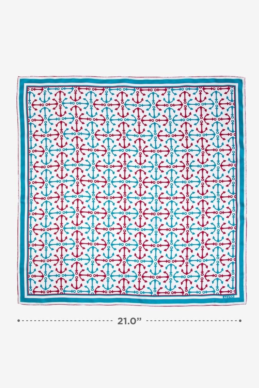 Alynn Anchor Accoutrement White Neckerchief