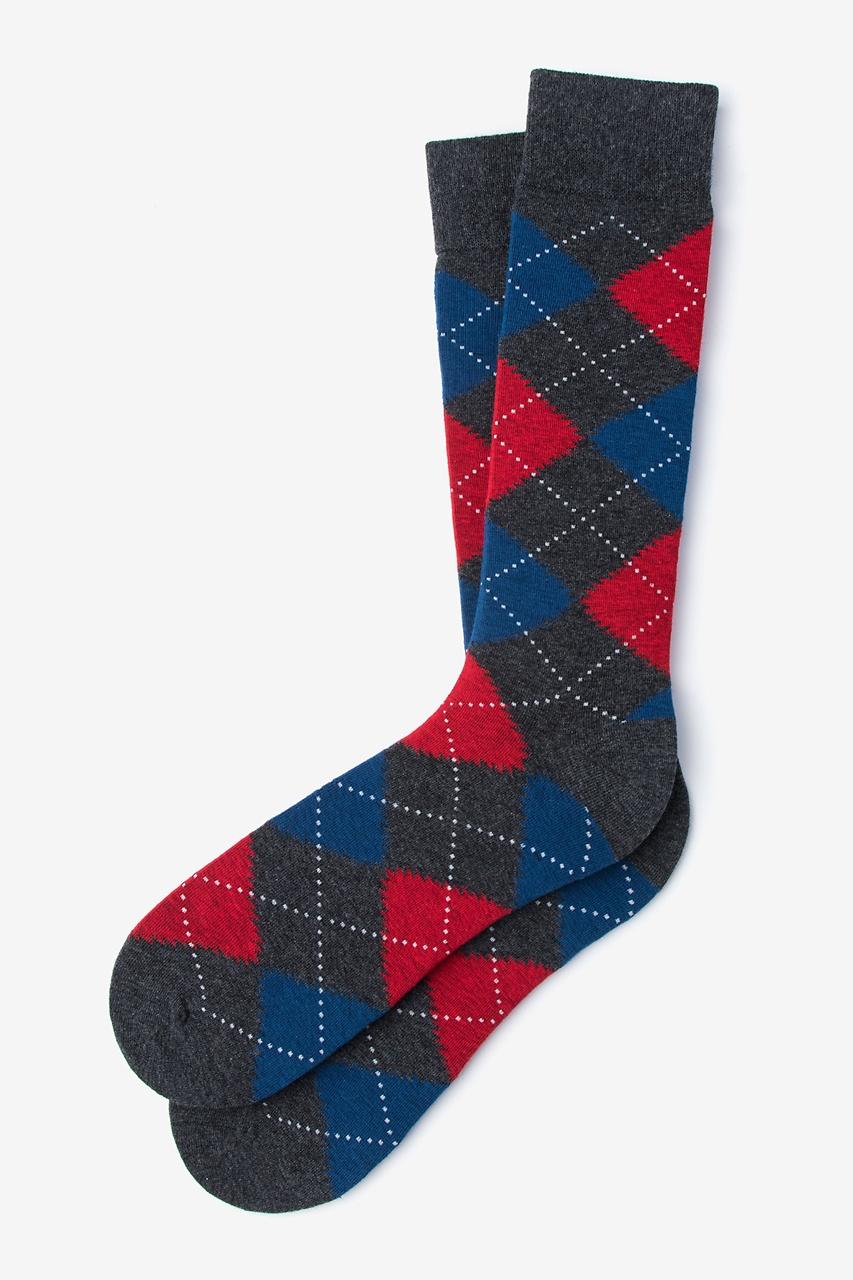 alynn Argyle Assassin charcoal Sock
