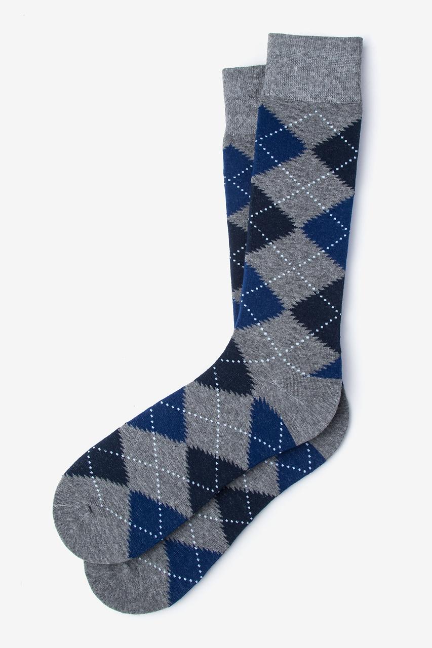 alynn Argyle Assassin cobalt Sock