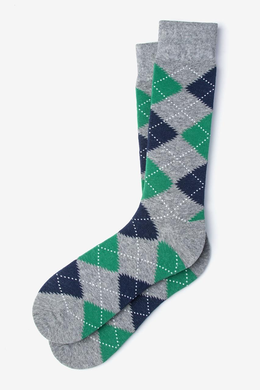 alynn Argyle Assassin green Sock