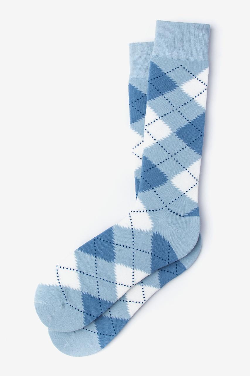 alynn Argyle Assassin pale blue Sock
