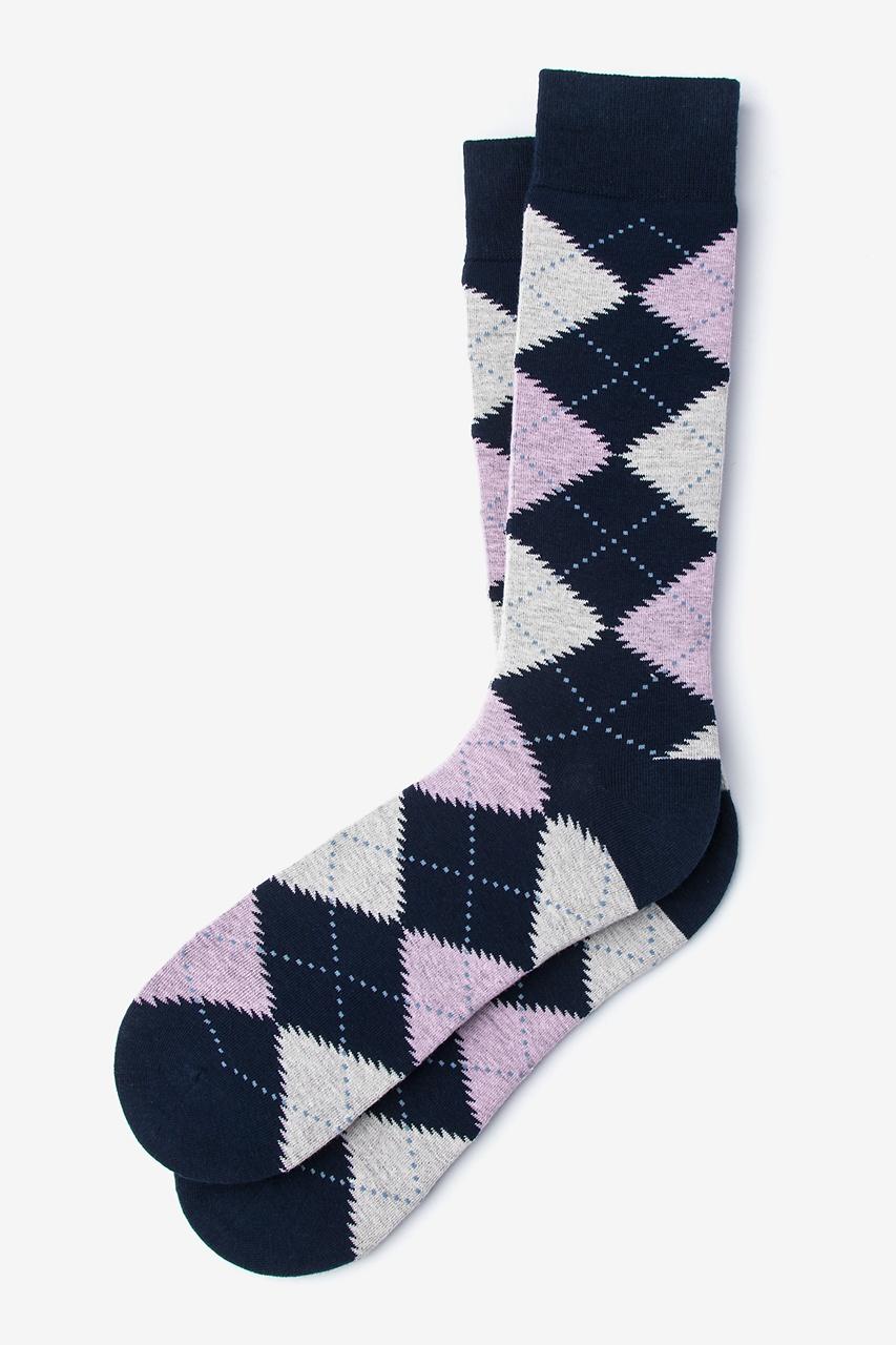 alynn Argyle Assassin pink Sock