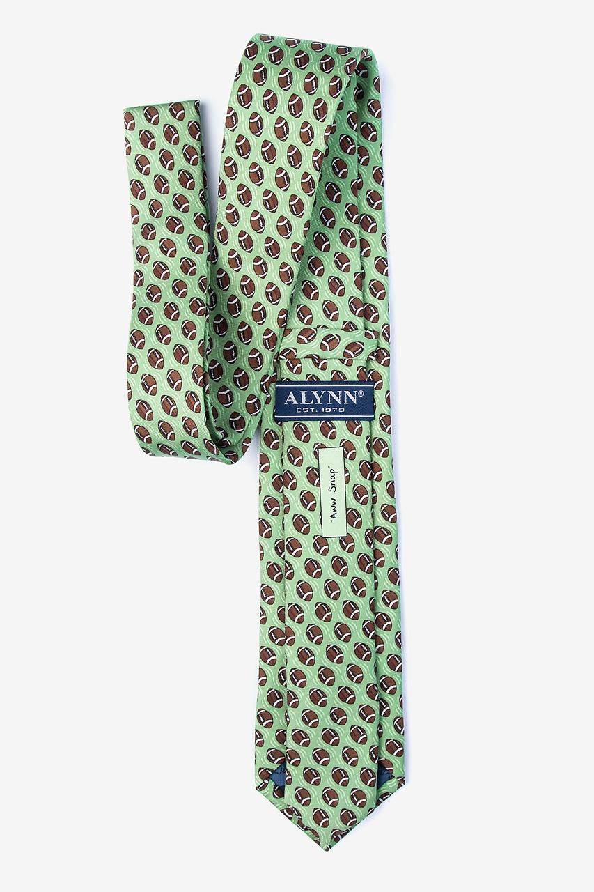 Alynn Aww Snap Sage 100% Silk Extra Long Tie