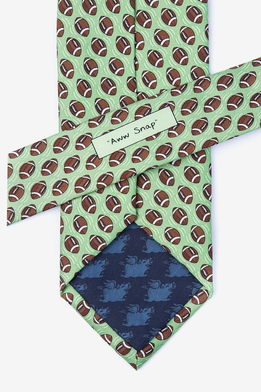 Alynn Aww Snap Sage 100% Silk Extra Long Tie