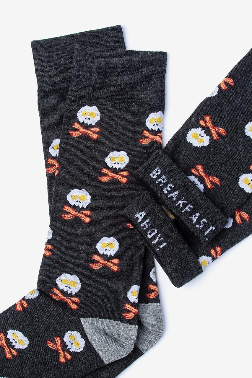 Alynn Bacon & Eggs Breakfast Black Sock